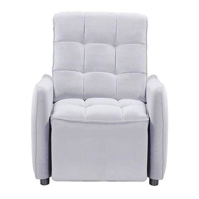 Fauteuil fixe Chic et Tendance My New Design - Cool - Microfibre gris clair