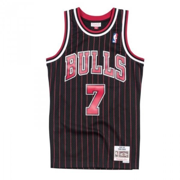 Maillot NBA Tony Kukoc Chicago Bulls 1995-96 Mitchell amp ness Hardwood Classics swingman Noir