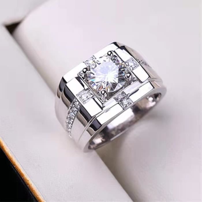 RMEGA Bague Homme, Cadeaux Bijoux Bague de fiançailles, Cadeaux bijoux Proposition, Cadeau anniversaire, Saint Valentin