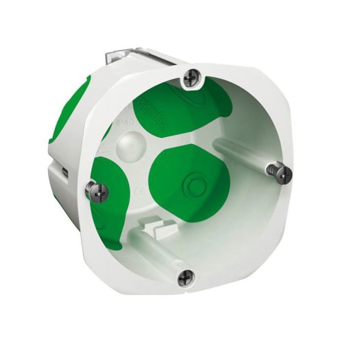 SCHNEIDER ELECTRIC Boîte simple avec système étanche Ø 67 mm vert