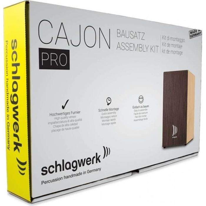 SCHLAGWERK CBA3SW - Kit de montage Cajon Pro - Wengé