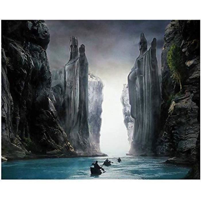 DIY 5D Diamant Peinture des Anneaux Point De Croix Broderie Wall Sticker 40X50cm@Z1621
