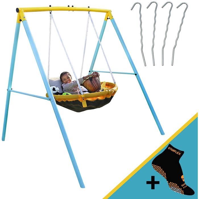 tiny swing portique balançoire nid d'oiseau
