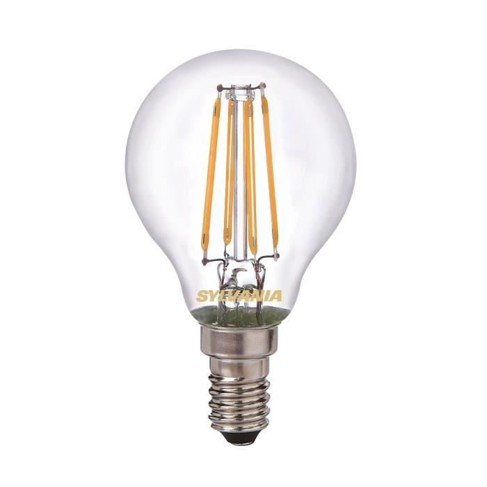 SYLVANIA Ampoule LED à filament Toledo RT Ball E14 4W équivalence 35W