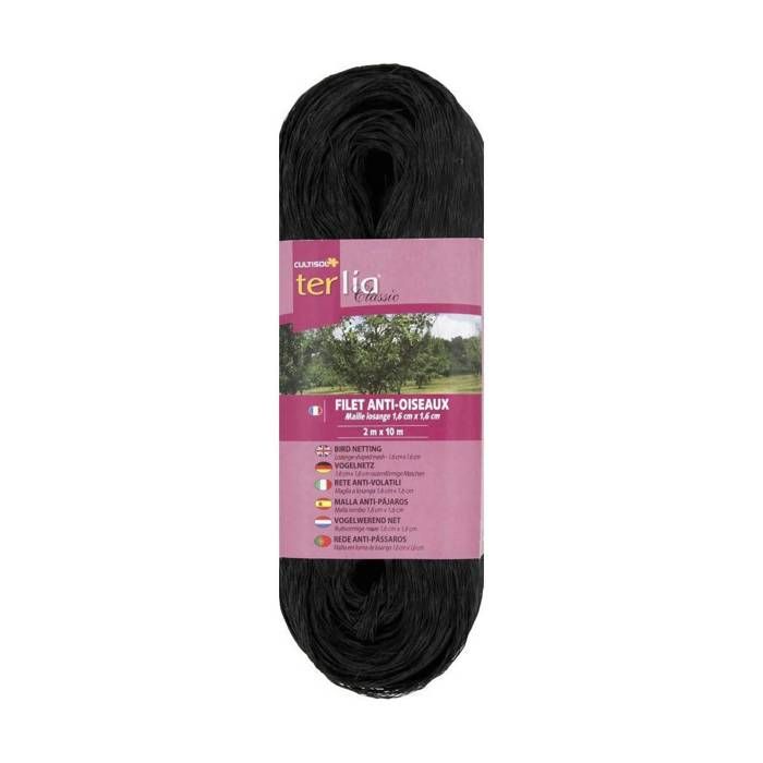 Filet anti-oiseaux PE - 2m x 10m