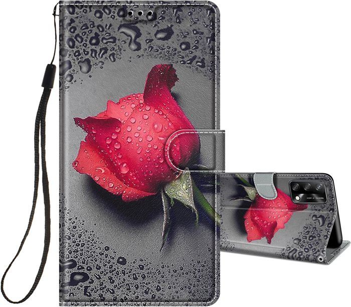 Leder-Folio-Hülle Für OPPO A74 4G – Flip-Hülle Mit Kartenfächern, RFID-Schutz & Standfunktion
