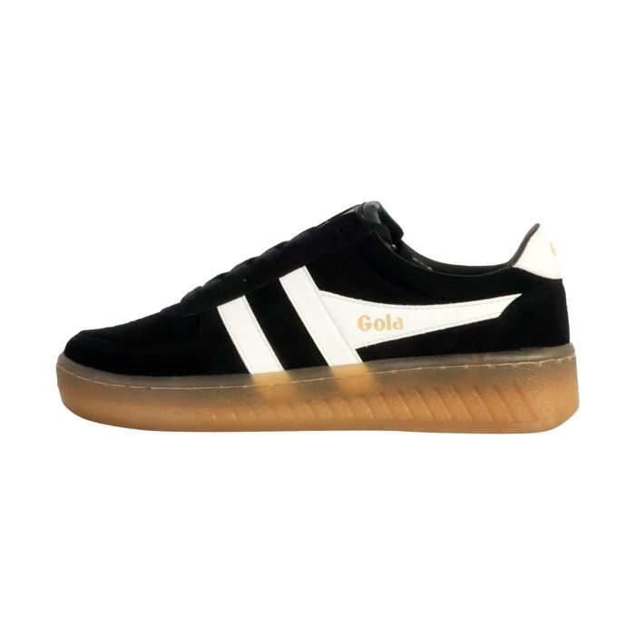 Gola Baskets femme - Gola - Grandslam Suede - Cuir - Blanc - Lacets