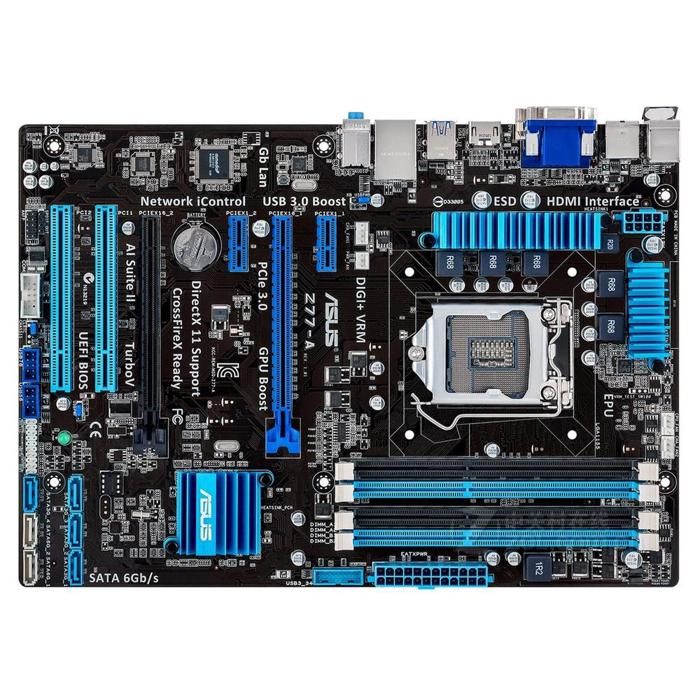 Carte mère ASUS Z77-A Intel Z77 LGA 1155 4xDDR3 32GB ATX - Asus
