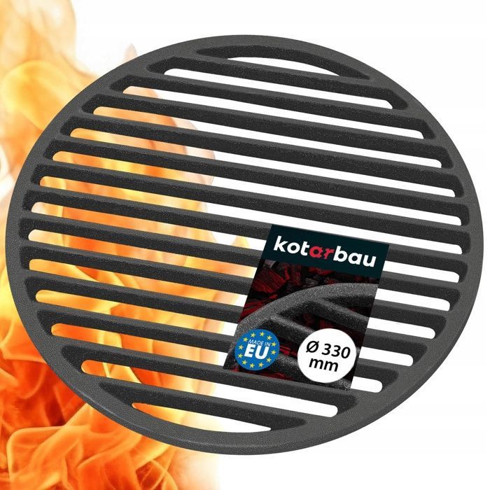 Grille De Four En Fonte 30x15 Cm - Pour Cheminée, Poêle, Barbecue, Grille à Charbon Résistante - 7