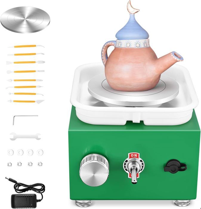 De Potier Mini Roue De Poterie, Roue En Céramique électrique De 5,9