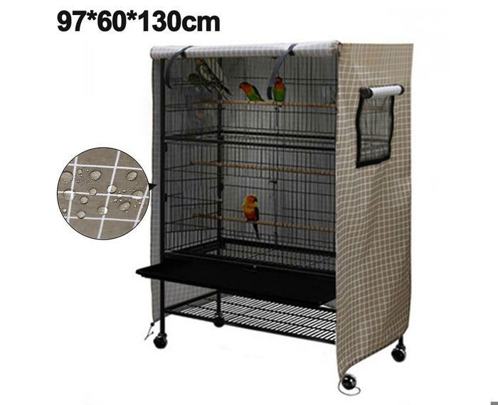 Comparer les prix de Housse de cage à oiseaux noire, imperméable, grande housse de cage à oiseaux, housse de cage à perroquet lavable, housse de nuit