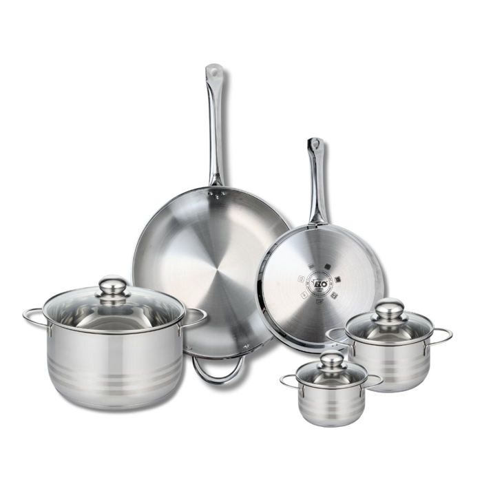 Ensemble de 2 Poêles de cuisson 24 et 32 cm et 3 faitouts 12 14 et 24 cm Elo Profi Brillant Ensemble de 2 Poêles de cuisson 24 et 32 cm et 3 faitouts 12 14 et 24 cm Elo Profi Brillant