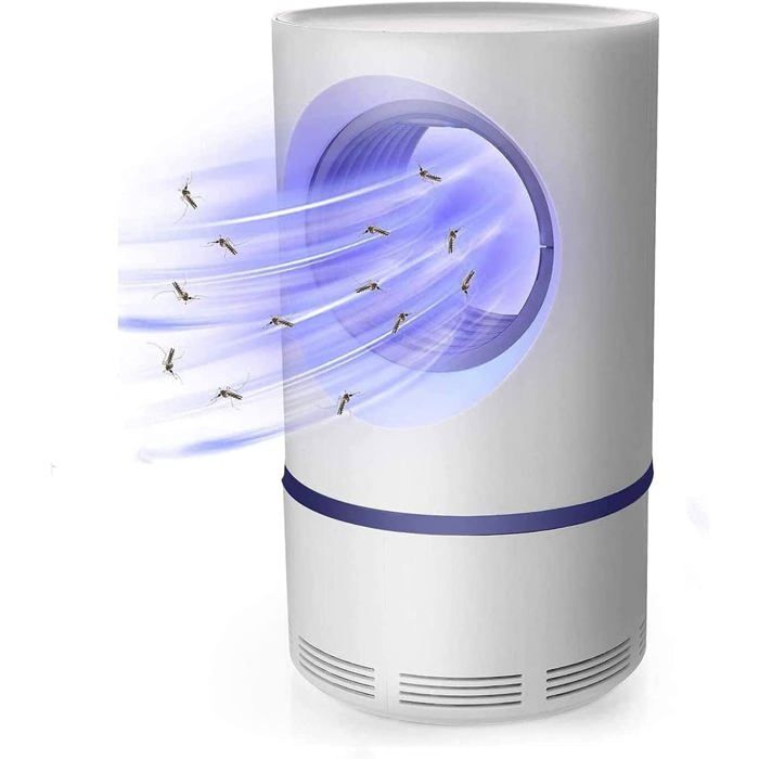 USB Lampe anti-moustiques Lampe Piège Moustique UV Tue Mouches Destructeur d Insectes Electrique 5W Pas Bruit Pas Rayonnement