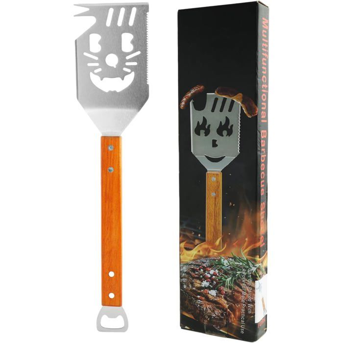 Spatule Barbecue 7 en 1 Ustensiles Barbecue Uniques Ustensile Innovant