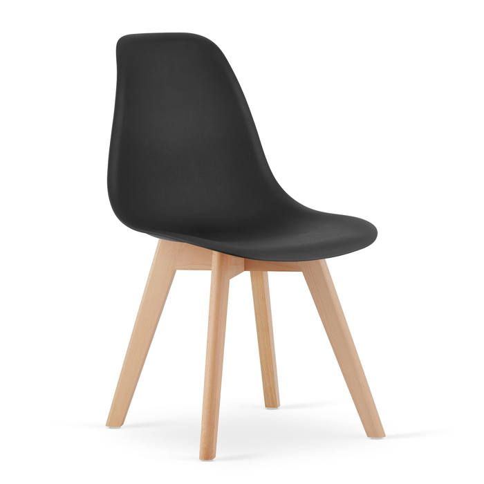 KOMODEE Chaise CHIETI - noir x 1 46x80x55 cm KOMODEE Chaise CHIETI - noir x 1 46x80x55 cm
