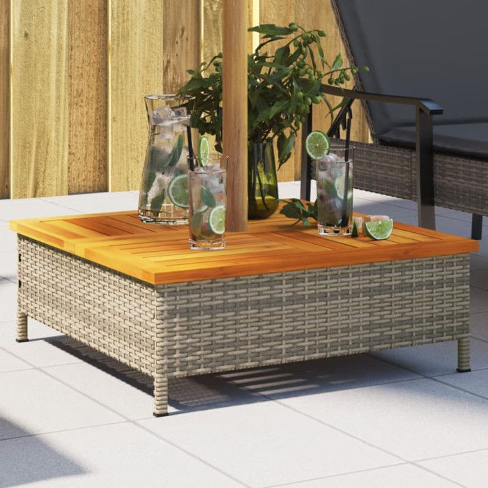 Couvercle de base de parasol gris 70x70x25 cm