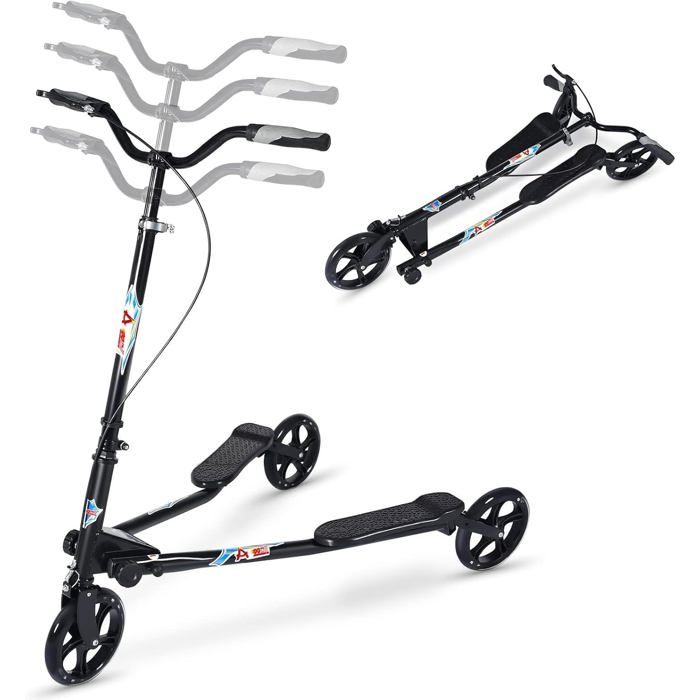 Trottinette pour enfants Harvey 65-80 cm, réglable, max. 50 kg | DERYAN