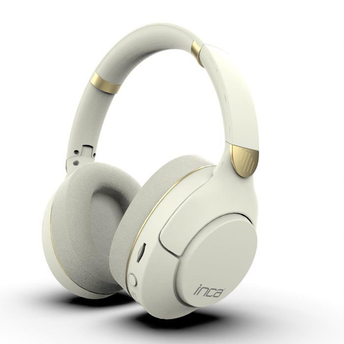 Casque Bluetooth - İnca - IBK-503 - Sans Fil - Blanc - 12h Autonomie