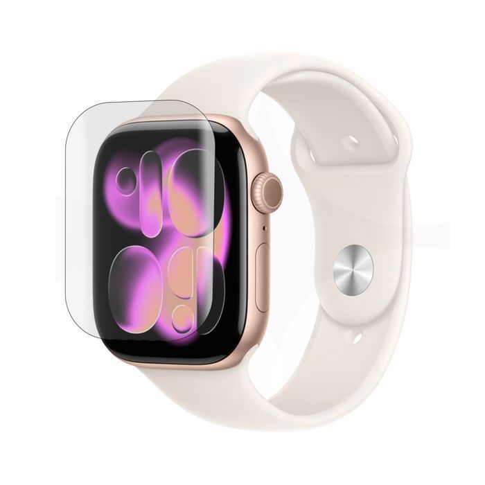 Verre trempé 3D incurvé pour Apple Watch Series 11 46mm 1 96- Film de protection- Visiodirect -