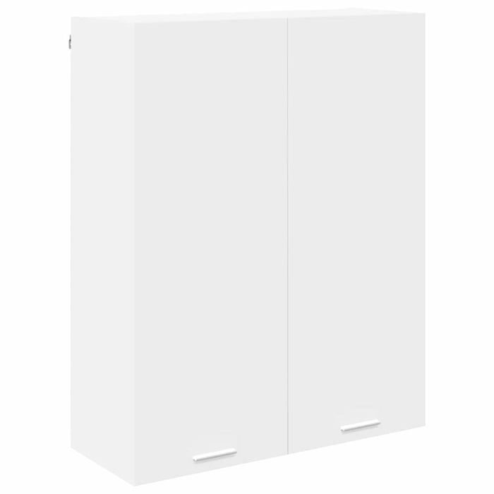 Armoire suspendue de cuisine - vidaXL - Blanc - 80x31x100 cm - Bois dingénierie - Grand espace de stockage