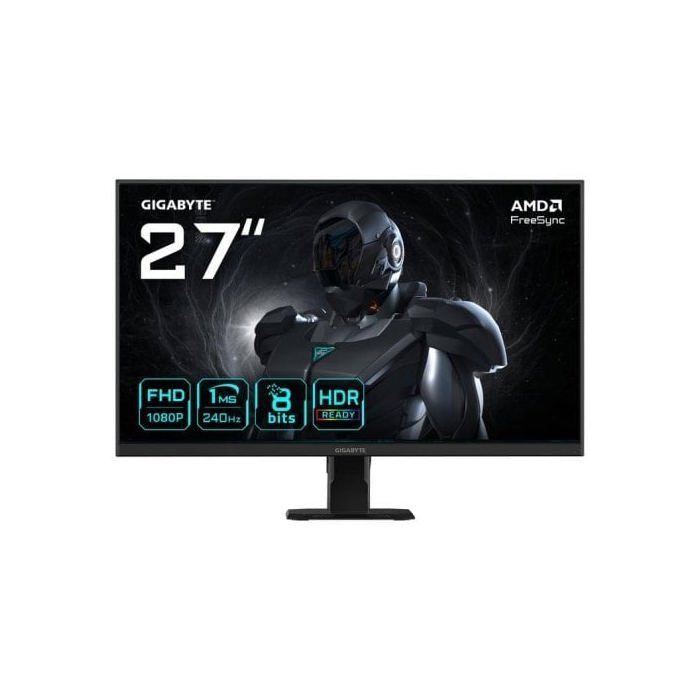 GIGABYTE GS27F2 Moniteur de Jeu 27" FHD 1920 x 1080 240Hz 1ms 300 CDm² FreeSync HDR Ready HDMI 2.0 Displayport 1.4 - vue 7