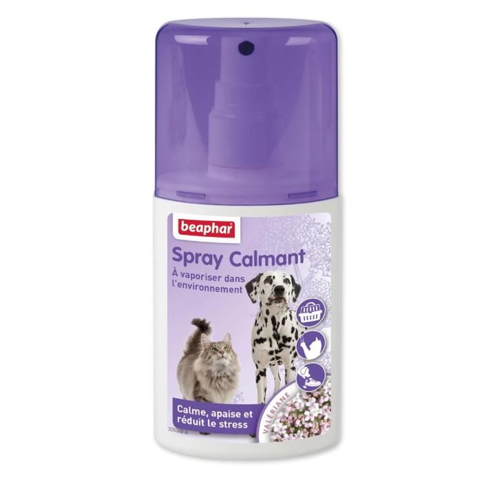 Comparer les prix de Beaphar – NO Stress – Spray calmant à la Valériane pour Chat et Chien – Flacon 125 ML – 5 Heures daction