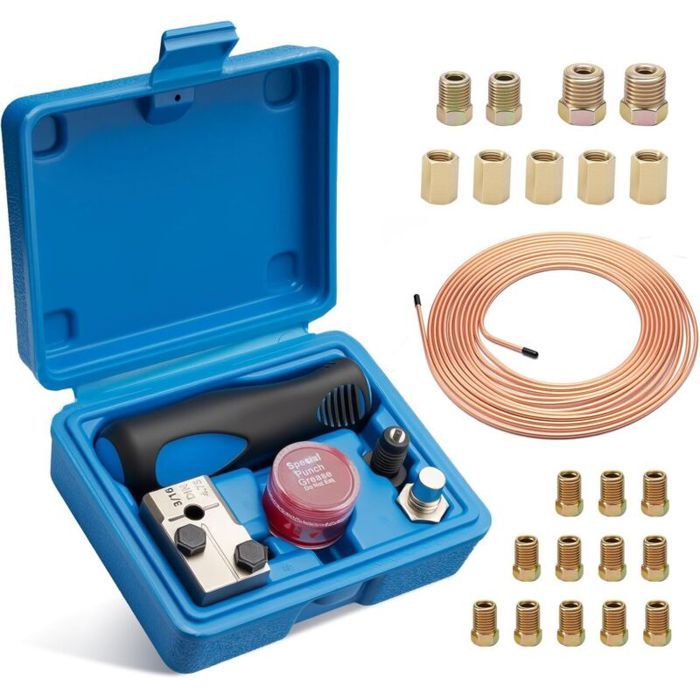 Outils Dévasement de Tuyaux de Freins Frein pour Evasement DIN - 475 mm - Kit Universel de Sertissage Conduites de Frein 762 m