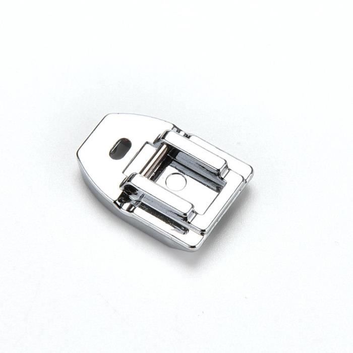 Lot De 6 Pieds Presseurs Pour Machine à Coudre - Ourlets Roulés Et Plisseurs - Métal - Tailles 4/8, 6/8, 8/8 Pouces Et 3,4,6 Mm