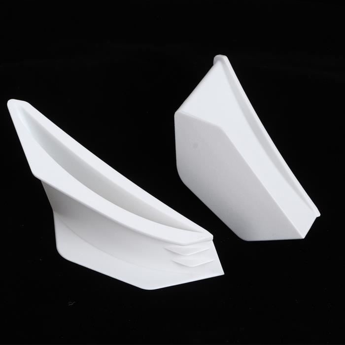 Ailerons Moto Style Carbone Mat - 1 Paire Pour NINJA, Z, R, CBR - Installation Facile