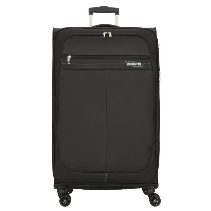 Valise American Tourister Deep Dive 4 roulettes L 80 cm Noir et gris