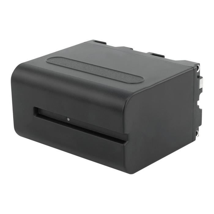 ANSMANN Batterie de caméscope Li-Ion 6600 mAh 48.8 Wh noir pour Sony HVR-V1P, Z1J, Z7J NXCAM HXR-NX100, NX5R, NEX-FS100, FS700 …