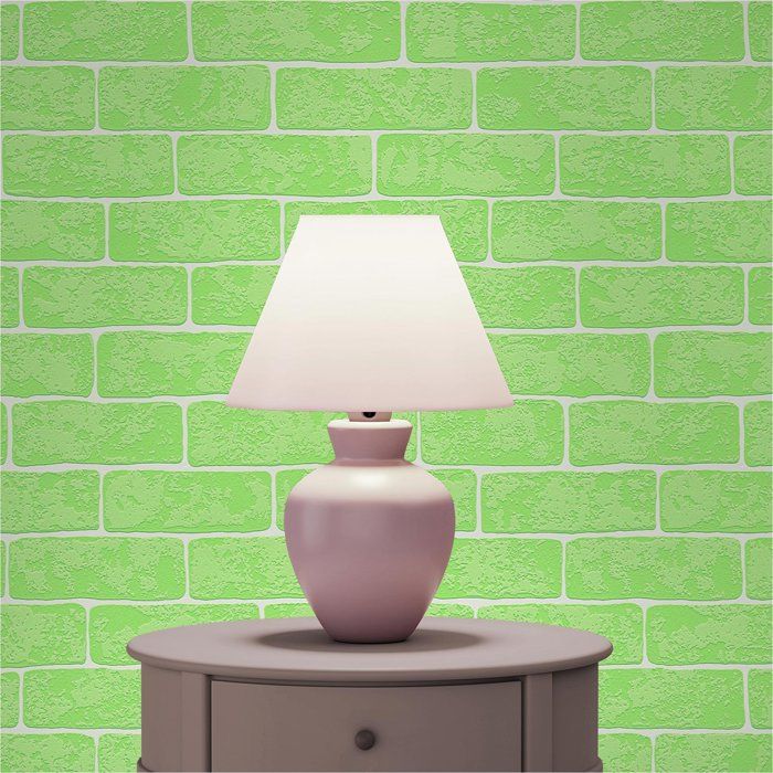Papier Peint Intissé Tadessi – Carreaux De Campagne, Vert Brun, 5.33m², Résistant à La Lumière