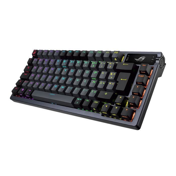 Asus ROG AZOTH Clavier gaming sans fil (USB-Bluetooth-RF 2,4 GHz