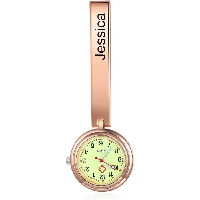 Montre infirmiere on sale personnalisée