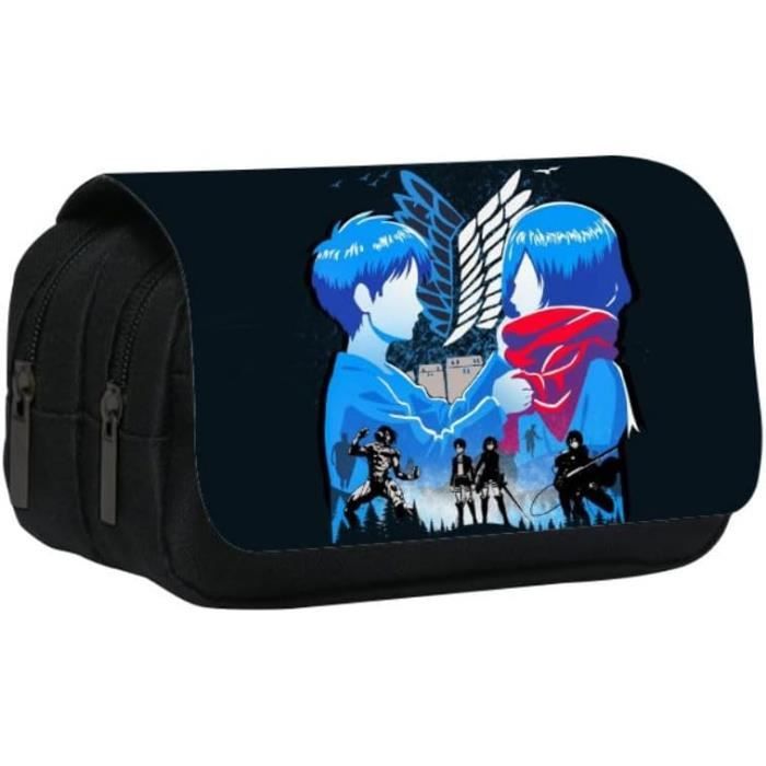 Trousse étudiante Pratique LParkin Trousse Kawaii Nuages - Grande Capacité 20cm, Toile Résistante - Pour Crayons Ou Maquillage Trousse Scolaire Kawaii Cute Fille