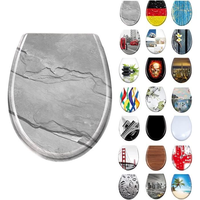 Iprokiu Autocollant Mural Imperméable Pour Abattant De