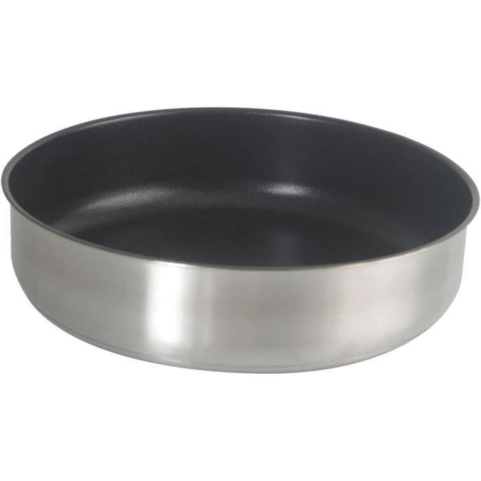 Ensemble De Casseroles Camping Empilables – Poignée Détachable, Revêtement Granit, Ustensiles Cuisine, Neuf