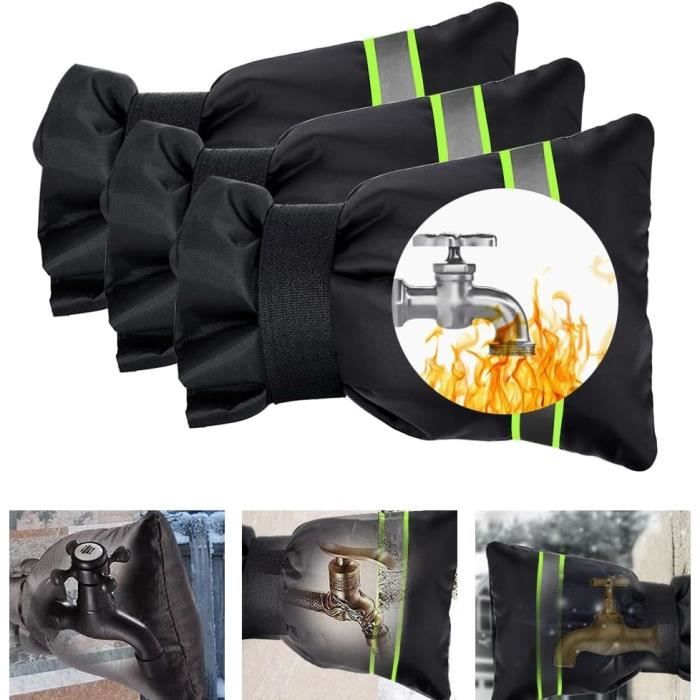 Housse De Protection Antigel Pour Robinet Extérieur - Taille XL 70x38 Cm - Tissu Oxford Et Coton - Étanche Et Isolante - Pour L'hiver