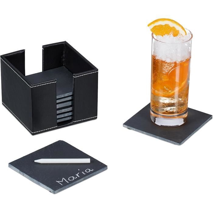 NAIMOER Lot De 6 Dessous De Verre Hibou – Kit Peinture Diamant Avec Support Et Liège – DIY Déco Maison