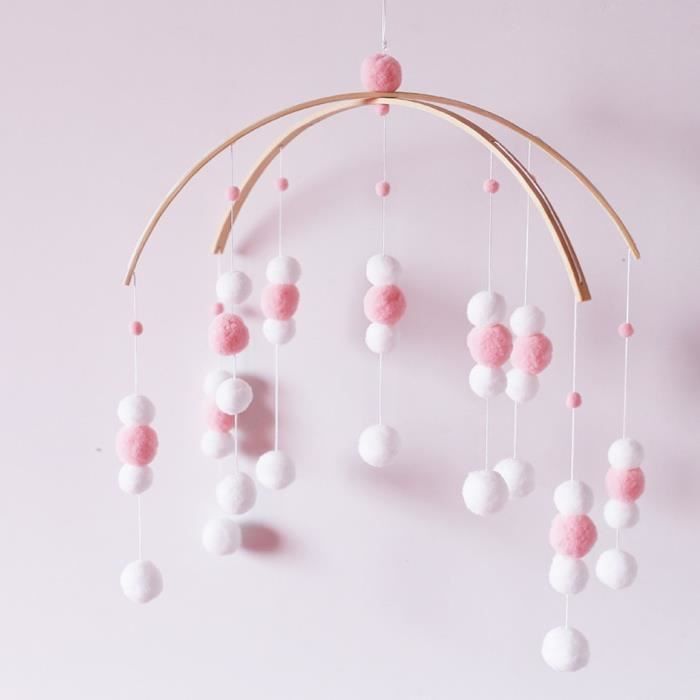 Mobile Mobile De Lit De Bebe De Plafond En Bois Pour Le Decor De Piece De Lit De Bebe De Garcon Et De Filles Return 36 Cdiscount Maison