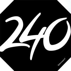 Autocollant/sticker numéroderue240 (10 cm noir) - Cdiscount Maison