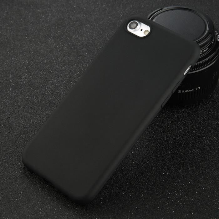Coque iPhone SE, iPhone SE / 5 / 5s (noir) Housse Silicone Case Cover Matte  Soft Gel TPU - Cdiscount Téléphonie