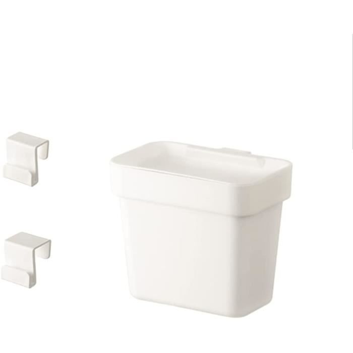 Chonor Pliante Poubelle de Cuisine, 10L Portable Poubelle Murale, Design Suspendu, pour Cuisine, Bureau, Salle de Bain, Chambre, Voiture etc (Blanc Chonor Pliante Poubelle de Cuisine, 10L Portable Poubelle Murale, Design Suspendu, pour Cuisine, Bureau, Salle de Bain, Chambre, Voiture etc (Blanc