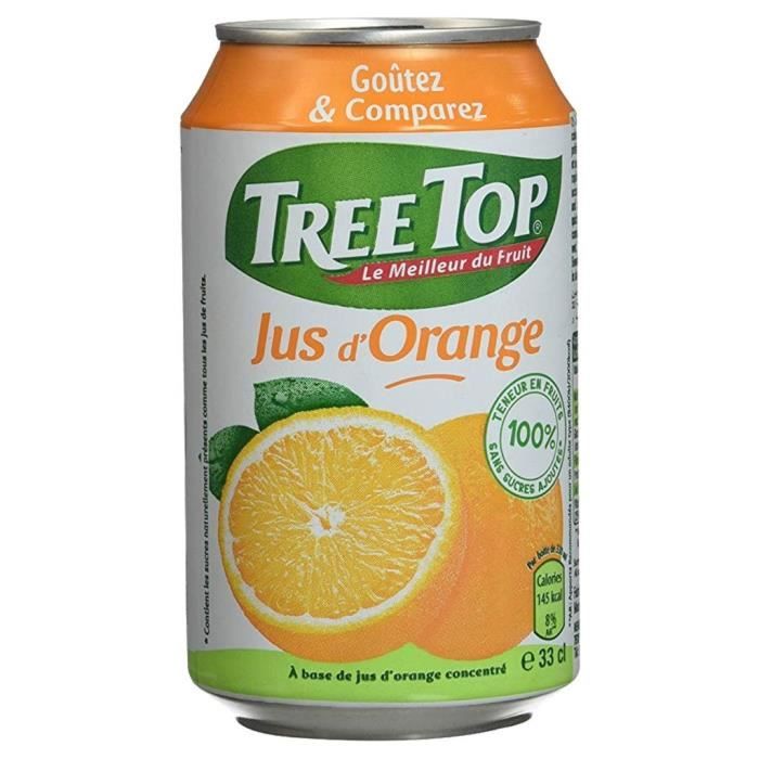 Tree Top Orange 33cl (pack de 24) Cdiscount Au quotidien