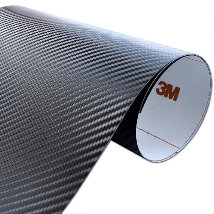 3M FILM COVERING WRAP 3M DI-NOC CARBONE NOIR MAT CA421 90x100cm - Cdiscount  Auto