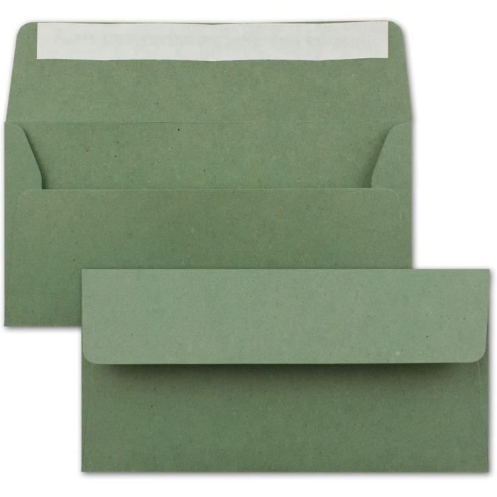 50 Enveloppes De Visite - Blanche - 90 X 140 Mm - Gpv Pas Cher