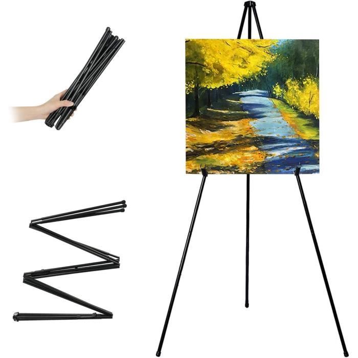 Chevalet De Peinture En Métal Pliable – Haute Qualité – Pour Toile D'Atelier – Occasion Déco