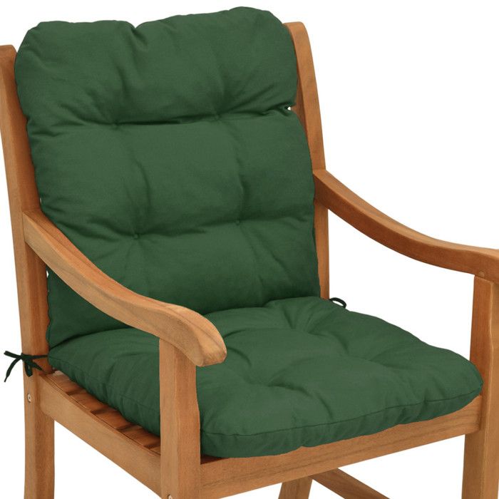 Coussin dassise à dossier bas Flair NL 100x50x8cm vert foncé Coussin dassise à dossier bas Flair NL 100x50x8cm vert foncé