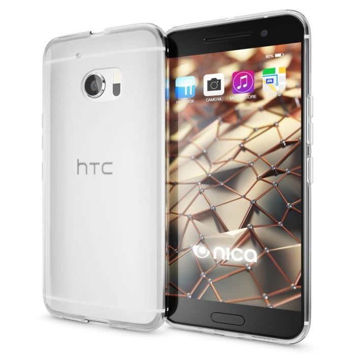 Coque Souple (étui Gel) Ultra Fine Transparente Pour HTC 10 - Compatible HTC 10 - Neuf