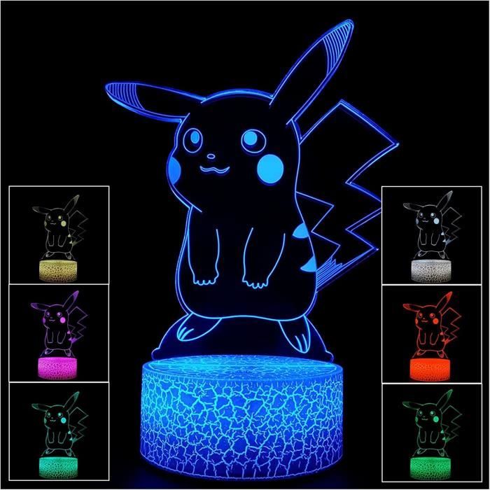 Lampe de nuit chevet Pokemon Pikachu - Cdiscount Maison